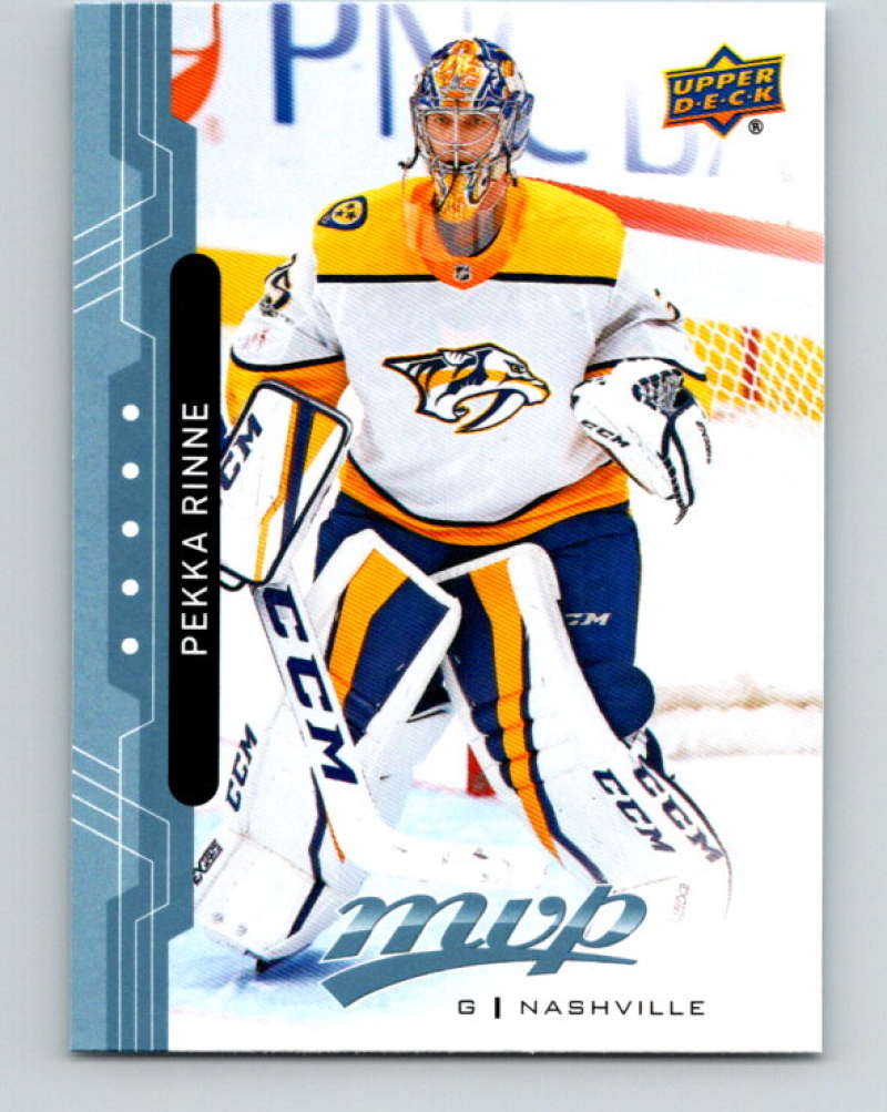2018-19 Upper Deck MVP #161 Pekka Rinne Mint Nashville Predators Image 1