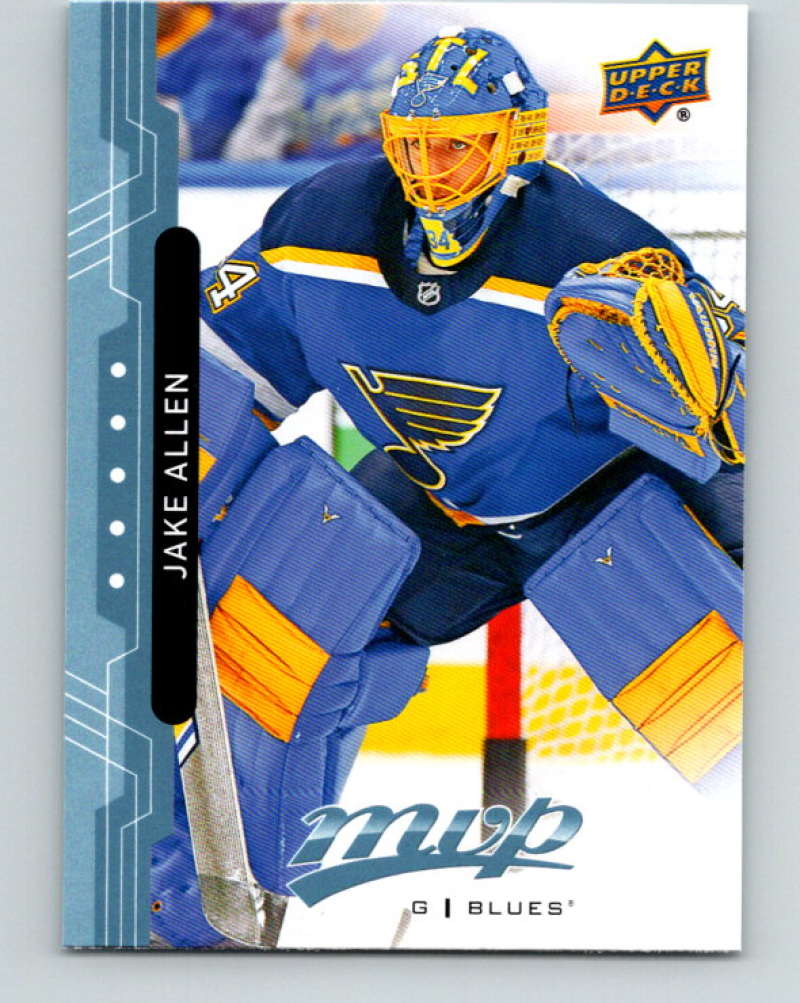 2018-19 Upper Deck MVP #167 Jake Allen Mint St. Louis Blues Image 1