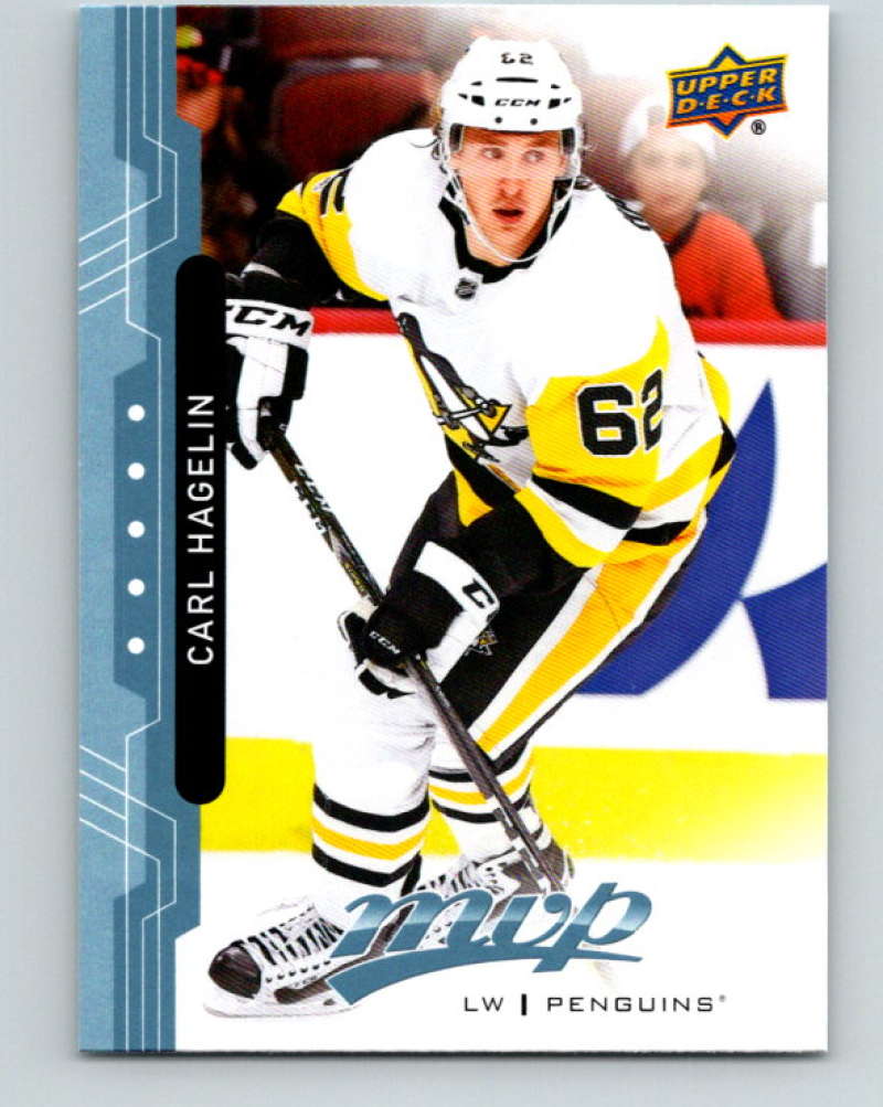 2018-19 Upper Deck MVP #176 Carl Hagelin Mint Pittsburgh Penguins Image 1