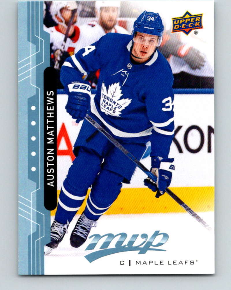 2018-19 Upper Deck MVP #205 Auston Matthews Mint Toronto Maple Leafs