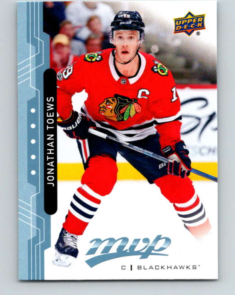 2018-19 Upper Deck MVP #215 Jonathan Toews Mint Chicago Blackhawks Image 1