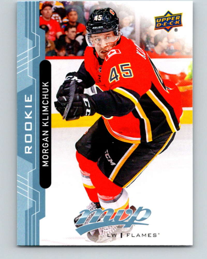 2018-19 Upper Deck MVP #225 Morgan Klimchuk Mint RC Rookie Calgary Flames Image 1