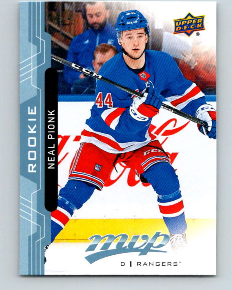 2018-19 Upper Deck MVP #227 Neal Pionk Mint RC Rookie New York Rangers Image 1