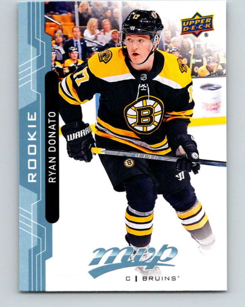 2018-19 Upper Deck MVP #232 Ryan Donato Mint RC Rookie Boston Bruins Image 1