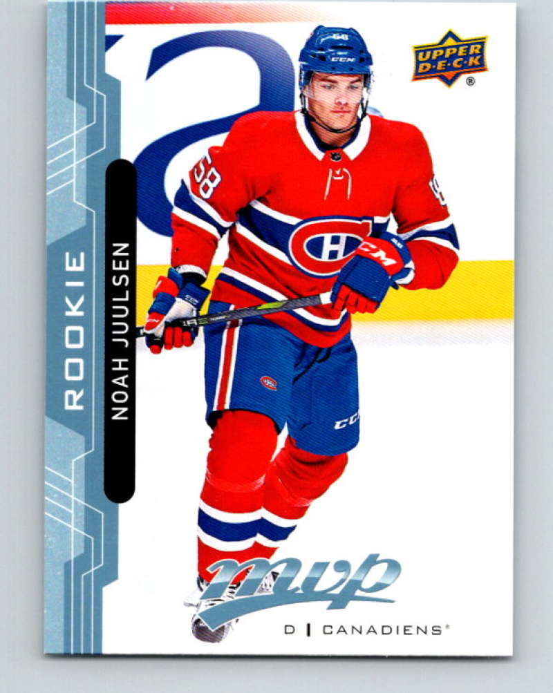 2018-19 Upper Deck MVP #250 Noah Juulsen Mint RC Rookie Montreal Canadiens Image 1