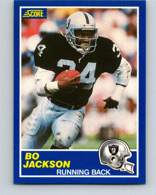 1989 Score #2 Bo Jackson Mint Los Angeles Raiders