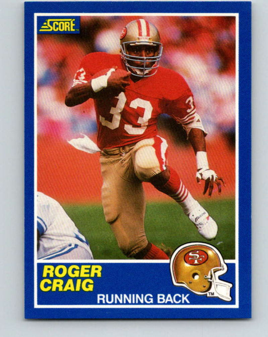 1989 Score #4 Roger Craig Mint San Francisco 49ers
