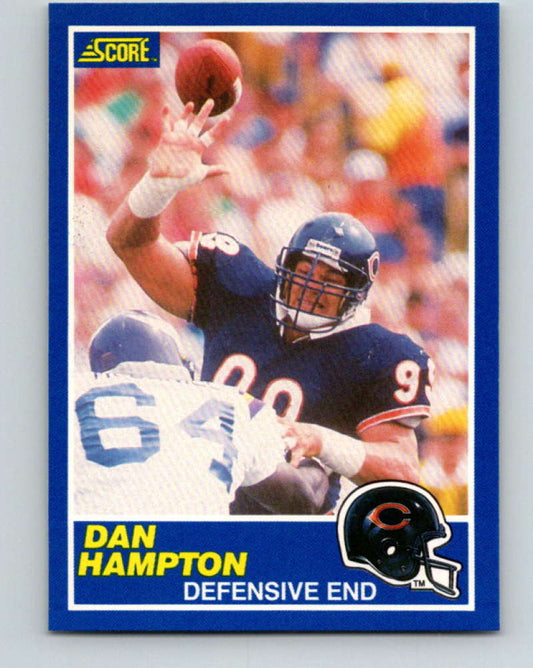 1989 Score #7 Dan Hampton Mint Chicago Bears  Image 1