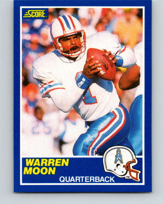 1989 Score #15 Warren Moon Mint Houston Oilers  Image 1