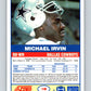 1989 Score #18 Michael Irvin Mint RC Rookie Dallas Cowboys