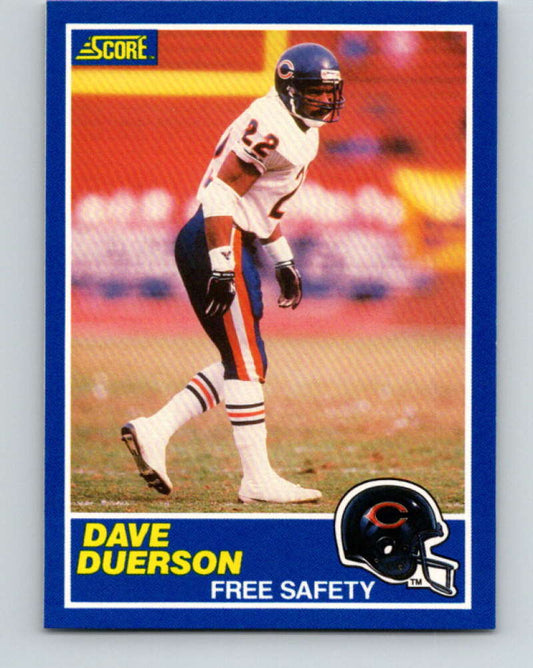 1989 Score #22 Dave Duerson Mint Chicago Bears  Image 1