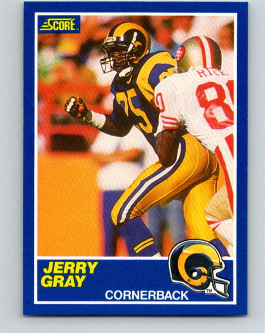 1989 Score #25 Jerry Gray Mint Los Angeles Rams  Image 1