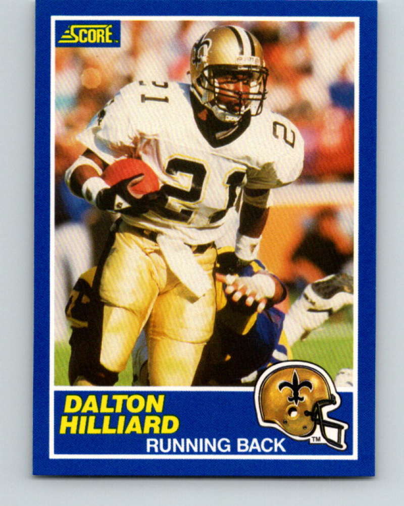 1989 Score #31 Dalton Hilliard Mint New Orleans Saints Image 1