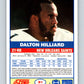 1989 Score #31 Dalton Hilliard Mint New Orleans Saints  Image 2