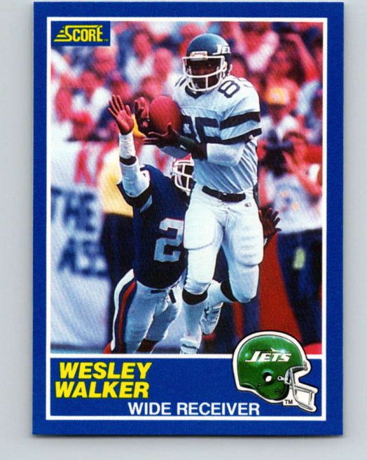 1989 Score #35 Wesley Walker Mint New York Jets  Image 1