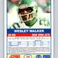 1989 Score #35 Wesley Walker Mint New York Jets  Image 2