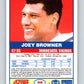 1989 Score #38 Joey Browner Mint Minnesota Vikings  Image 2