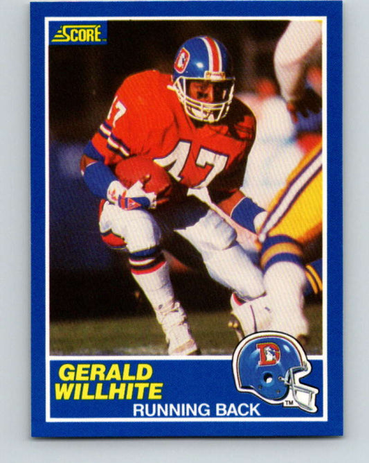 1989 Score #49 Gerald Willhite Mint Denver Broncos