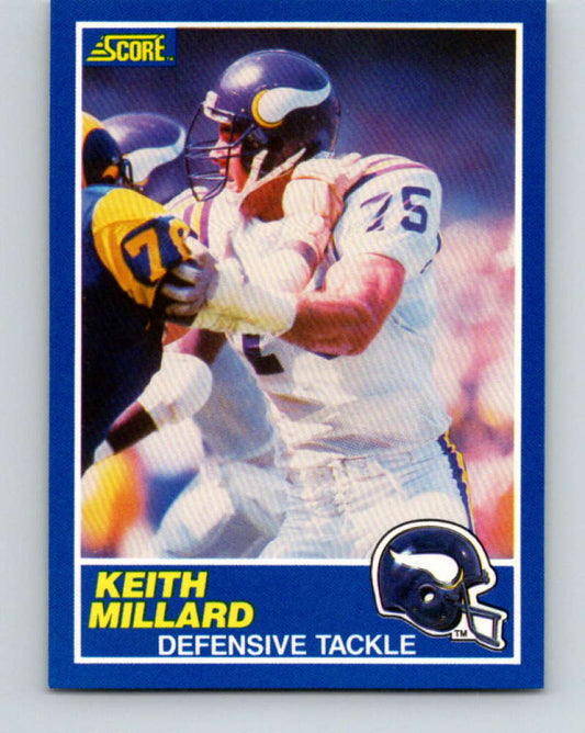 1989 Score #54 Keith Millard Mint Minnesota Vikings
