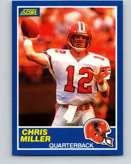 1989 Score #60 Chris Miller Mint RC Rookie Atlanta Falcons  Image 1