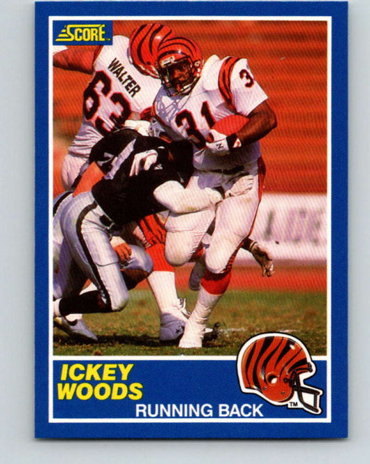 1989 Score #63 Ickey Woods UER Mint RC Rookie Cincinnati Bengals  Image 1