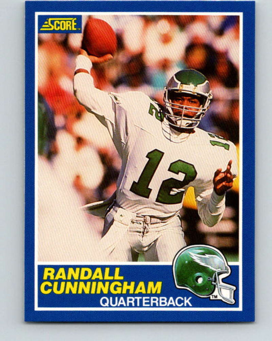 1989 Score #75 Randall Cunningham Mint Philadelphia Eagles