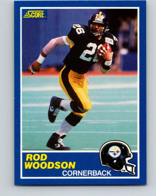 1989 Score #78 Rod Woodson Mint RC Rookie Pittsburgh Steelers