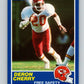 1989 Score #81 Deron Cherry Mint Kansas City Chiefs  Image 1