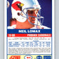 1989 Score #84 Neil Lomax Mint Phoenix Cardinals  Image 2