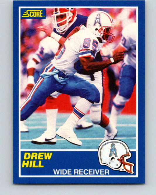 1989 Score #95 Drew Hill Mint Houston Oilers  Image 1