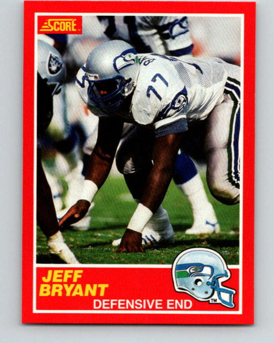 1989 Score #112 Jeff Bryant Mint Seattle Seahawks  Image 1