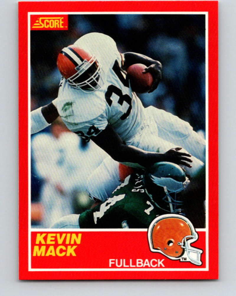 1989 Score #129 Kevin Mack Mint Cleveland Browns Image 1