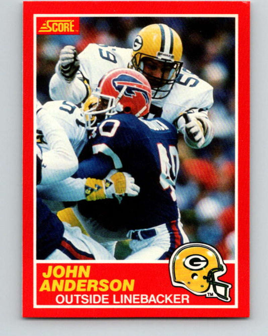 1989 Score #147 John Anderson Mint Green Bay Packers  Image 1