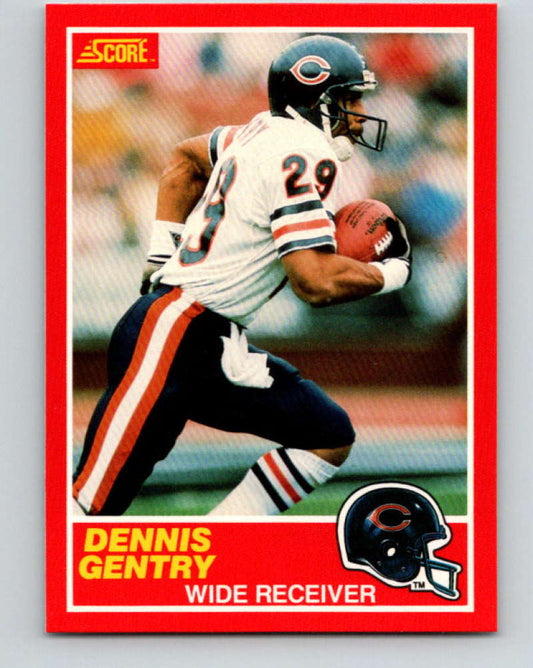1989 Score #153 Dennis Gentry Mint Chicago Bears  Image 1