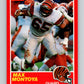 1989 Score #154 Max Montoya Mint Cincinnati Bengals  Image 1