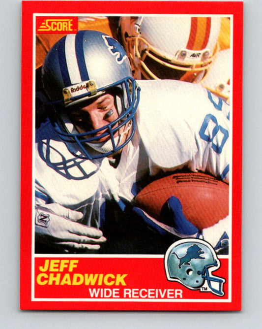 1989 Score #156 Jeff Chadwick Mint Detroit Lions  Image 1