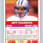 1989 Score #156 Jeff Chadwick Mint Detroit Lions  Image 2