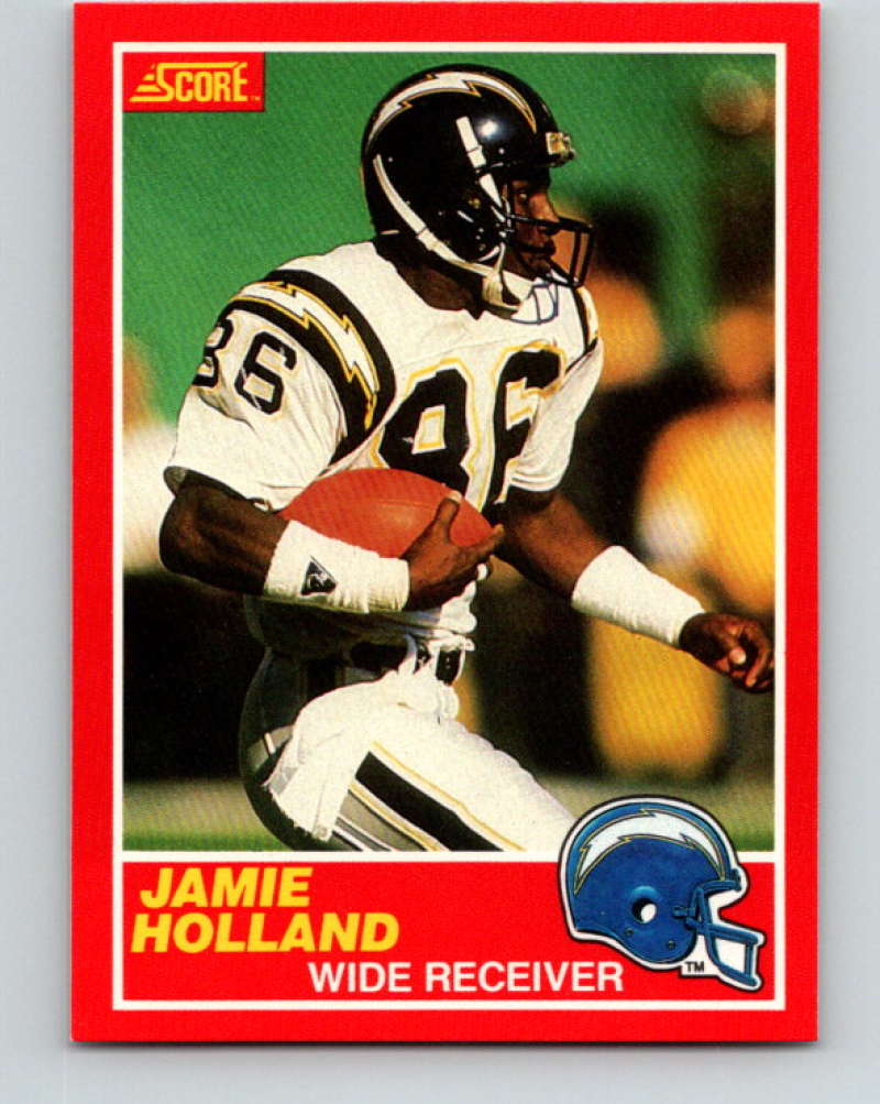 1989 Score #165 Jamie Holland Mint RC Rookie San Diego Chargers Image 1