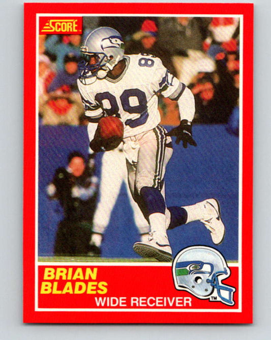 1989 Score #176 Brian Blades UER Mint RC Rookie Seattle Seahawks  Image 1