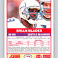 1989 Score #176 Brian Blades UER Mint RC Rookie Seattle Seahawks  Image 2