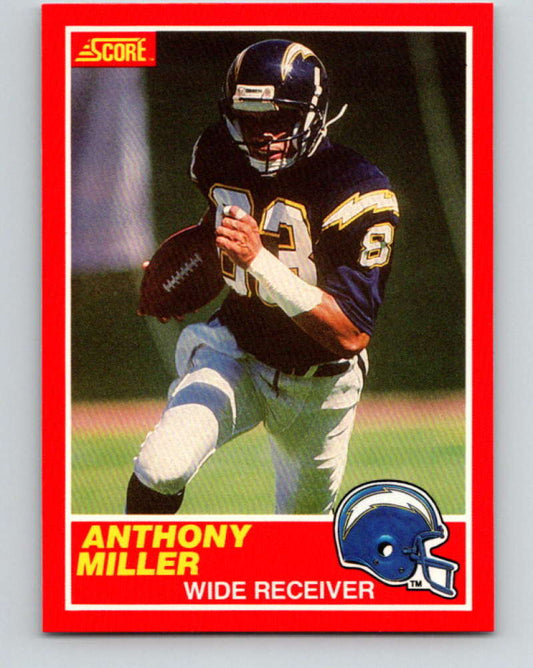 1989 Score #178 Anthony Miller Mint RC Rookie San Diego Chargers  Image 1