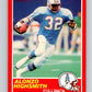 1989 Score #186 Alonzo Highsmith Mint Houston Oilers  Image 1