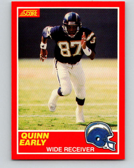 1989 Score #191 Quinn Early Mint RC Rookie San Diego Chargers  Image 1