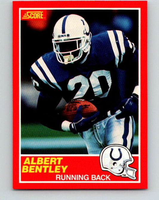 1989 Score #193 Albert Bentley Mint Indianapolis Colts  Image 1