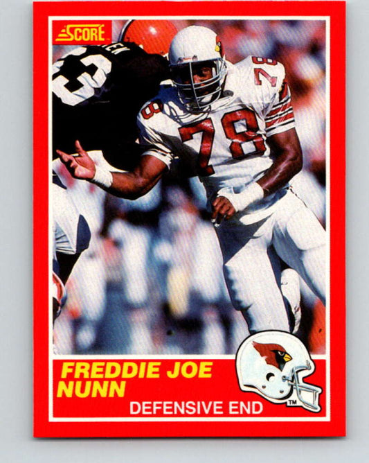 1989 Score #197 Freddie Joe Nunn Mint Phoenix Cardinals  Image 1