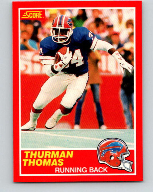 1989 Score #211 Thurman Thomas Mint RC Rookie Buffalo Bills