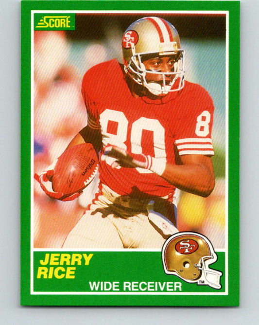 1989 Score #221 Jerry Rice Mint San Francisco 49ers