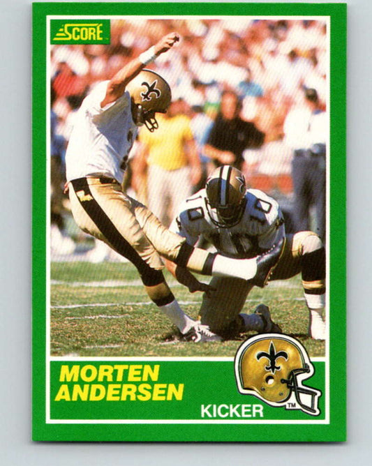 1989 Score #227 Morten Andersen Mint New Orleans Saints  Image 1