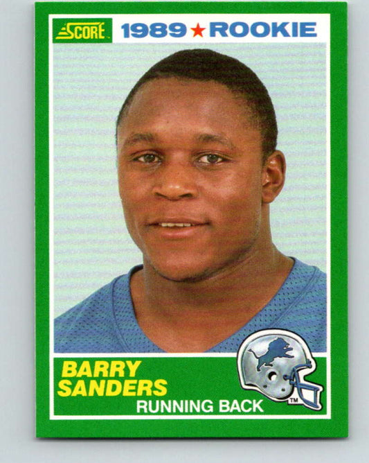 1989 Score #257 Barry Sanders Mint RC Rookie Detroit Lions