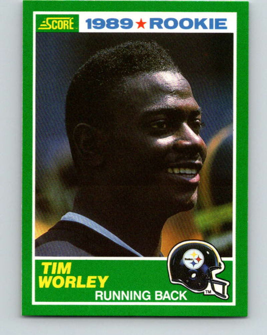 1989 Score #268 Tim Worley Mint RC Rookie Pittsburgh Steelers